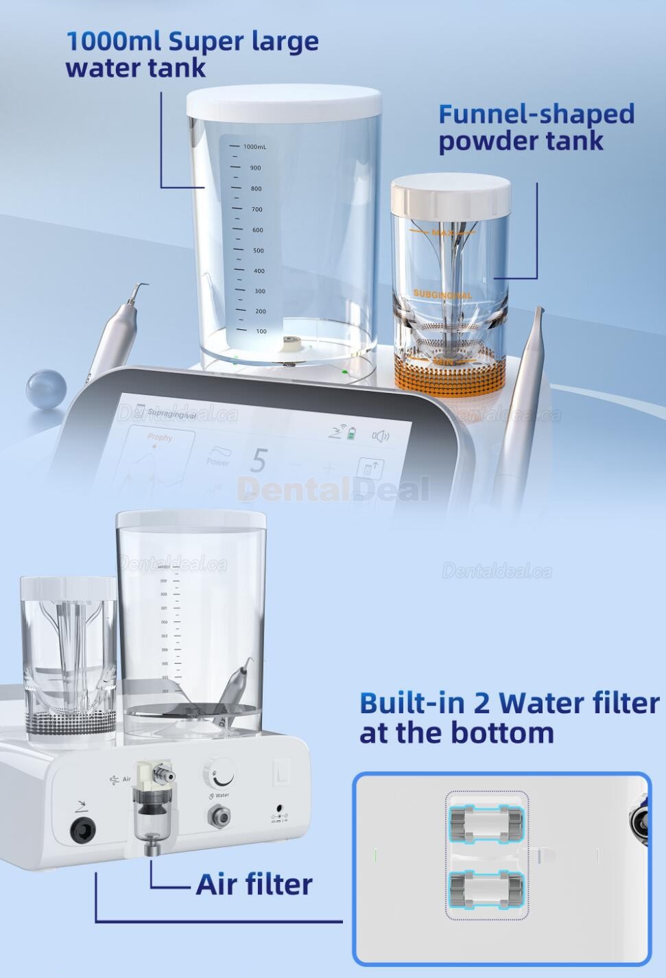 COXO PT MASTER Dental Ultrasonic Piezo Scaler and Air Polisher Mahince